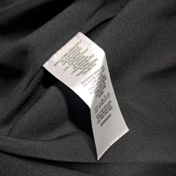 LOFT Blazer Jacket Women's 4 Black Double Breasted Gold Buttons Career Preppy - Picture 7 of 11